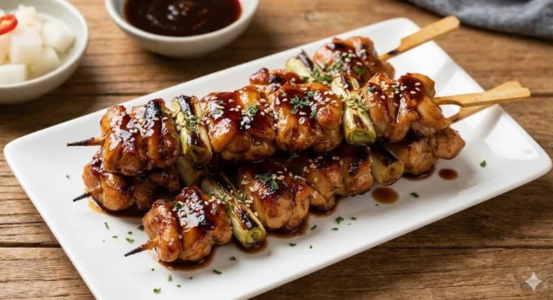 Korean Chicken Skewers (Dakkochi)
