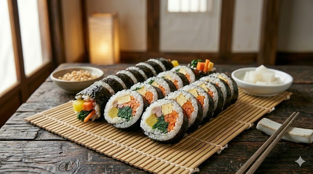 Gimbap (Korean Seaweed Rolls)