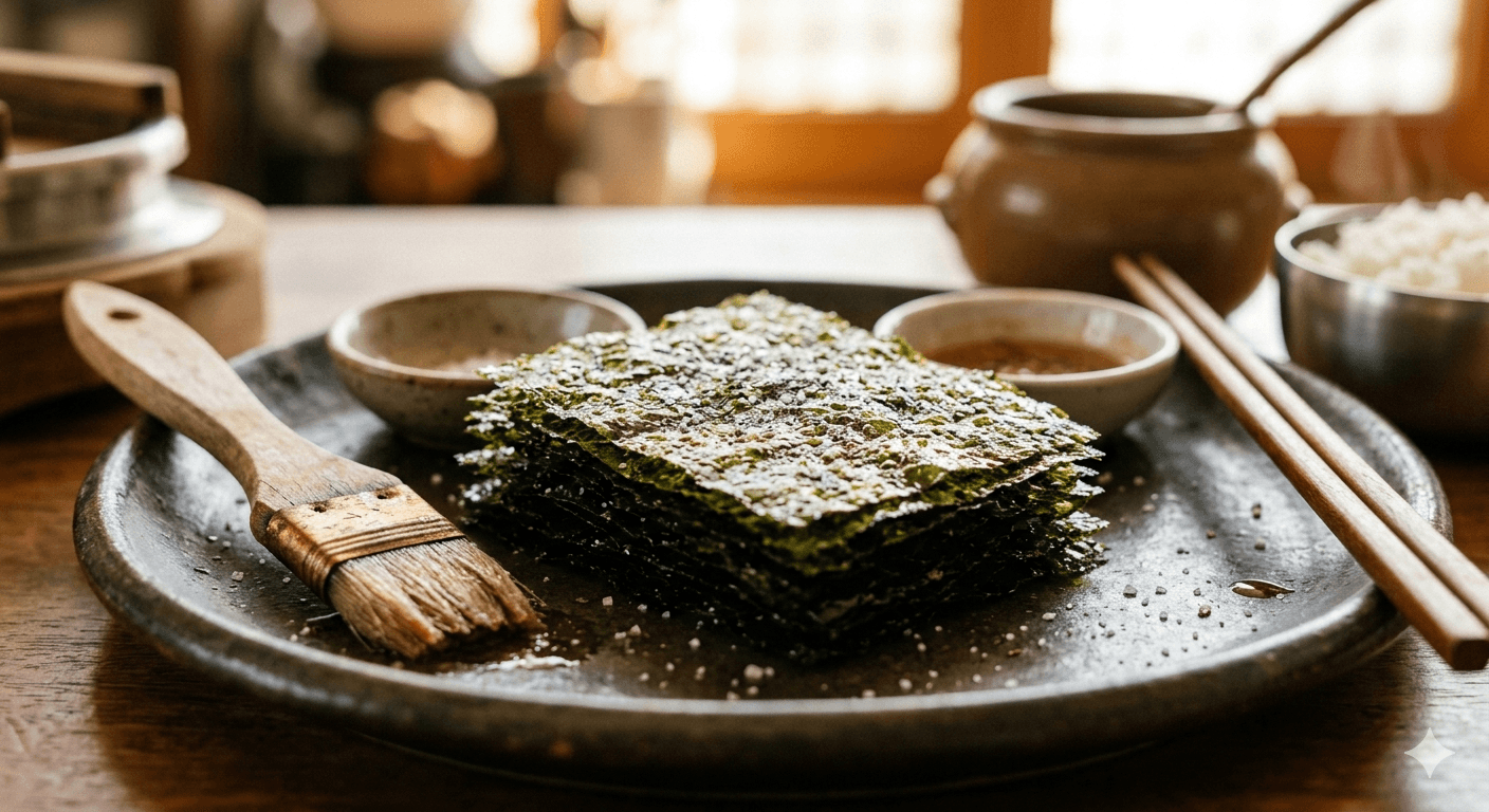 Homemade Roasted Seaweed (Kim-gui)