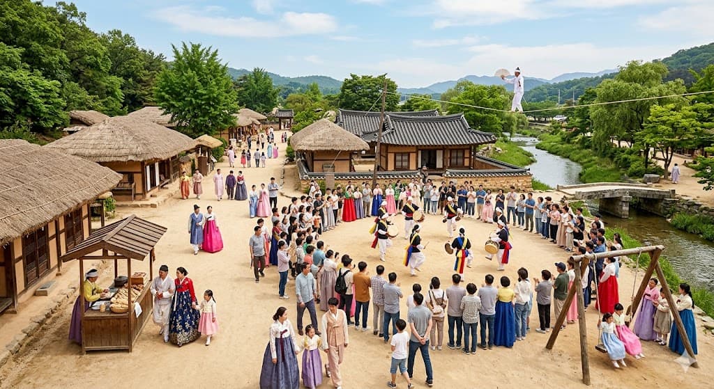 Korean Folk Village: A Journey Back to the Joseon Dynasty