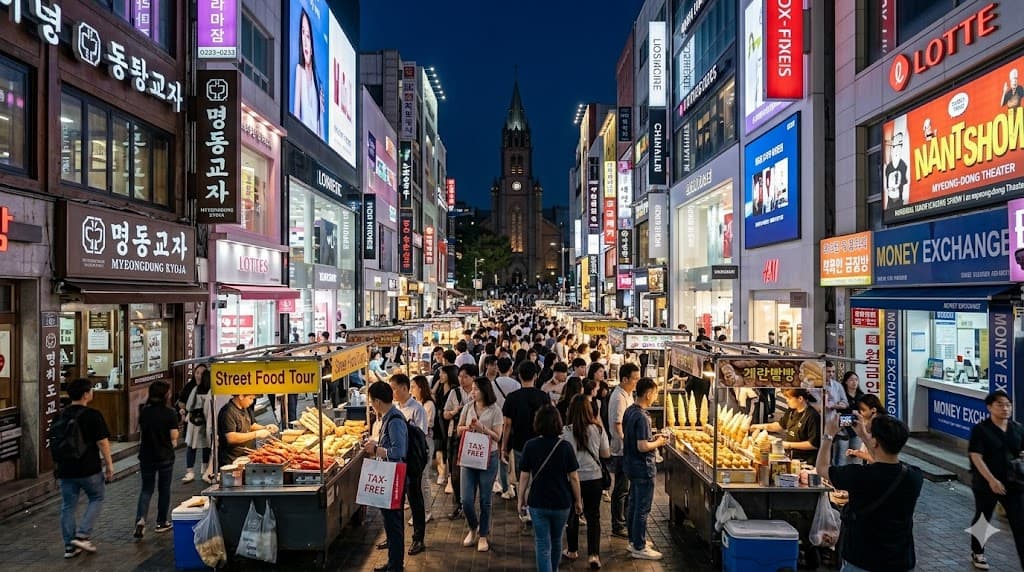 Myeong-dong: The Vibrant Heart of Shopping and Street Food