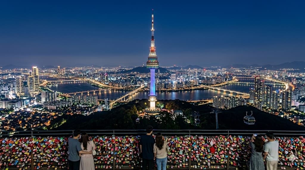 N Seoul Tower: A Romantic Landmark with Panoramic City Views